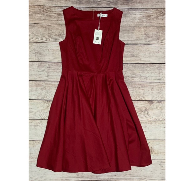 Grace Karin Dresses Grace Karin Wine Red Dress Poshmark